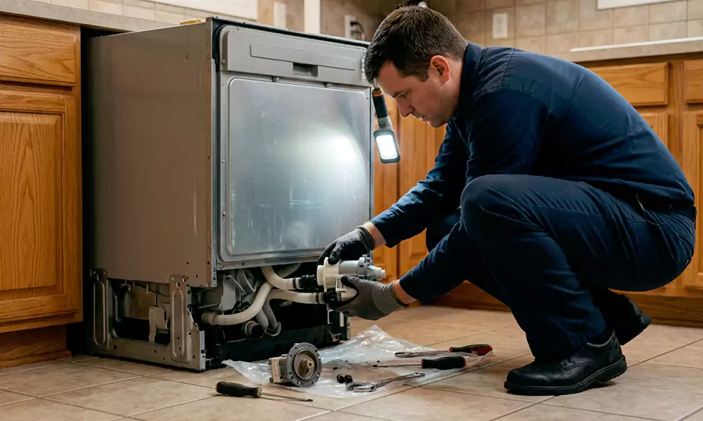 Dishwasher Pump Replacement in Kannapolis, NC
